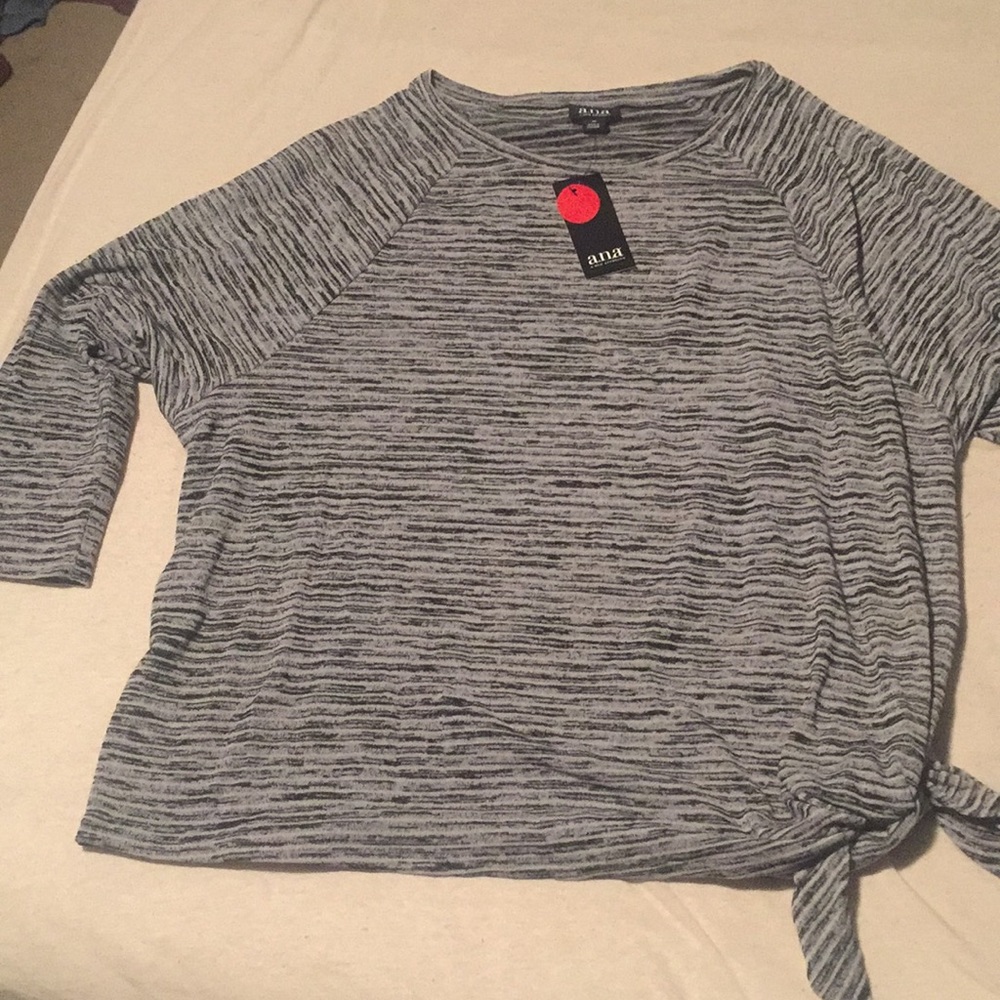 Grey and black patterned shirt